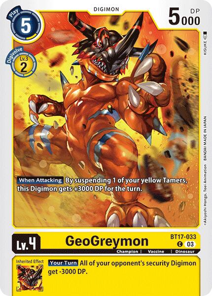 GeoGreymon [BT17-033] [Secret Crisis] | Enigma On Main