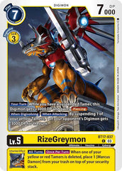 RizeGreymon [BT17-037] [Secret Crisis] | Enigma On Main