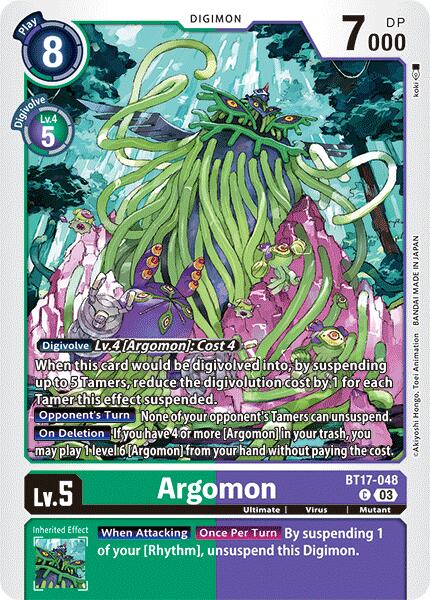 Argomon [BT17-048] - BT17-048 [Secret Crisis] | Enigma On Main