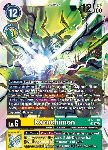 Kazuchimon [BT17-040] [Secret Crisis] | Enigma On Main