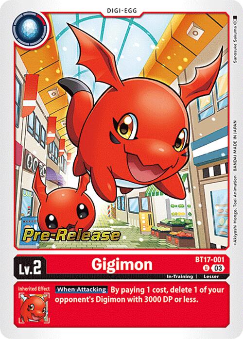 Gigimon [BT17-001] [Secret Crisis Pre-Release Cards] | Enigma On Main