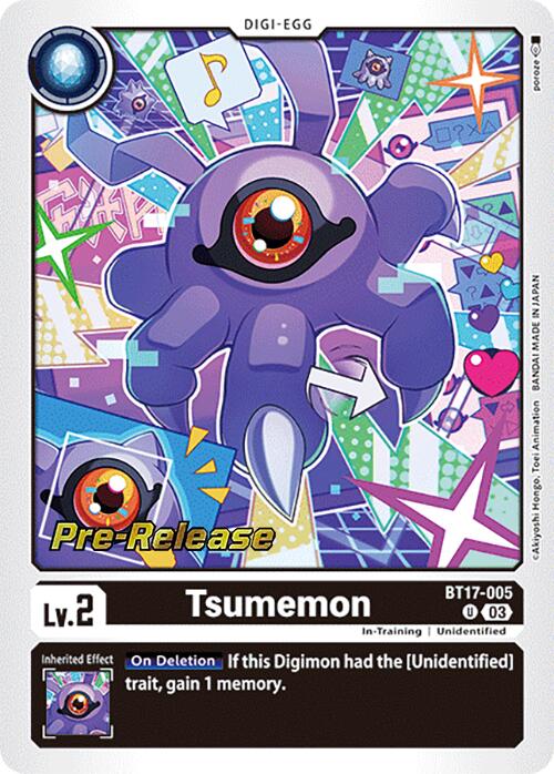 Tsumemon [BT17-005] [Secret Crisis Pre-Release Cards] | Enigma On Main