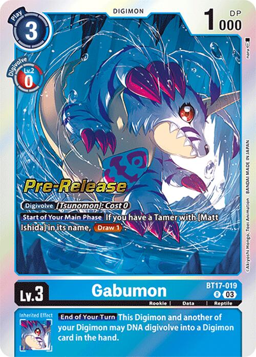 Gabumon [BT17-019] [Secret Crisis Pre-Release Cards] | Enigma On Main