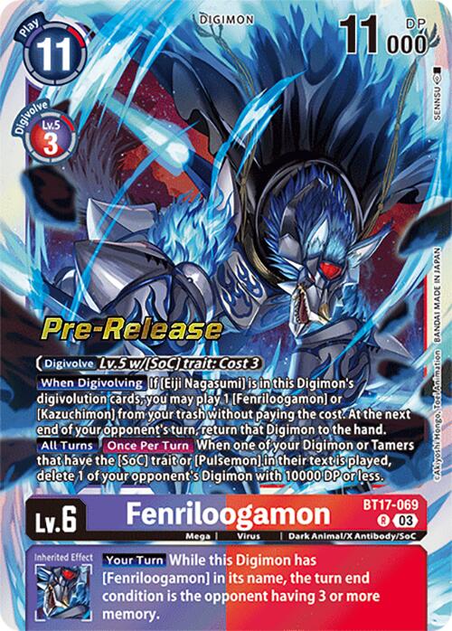 Fenriloogamon [BT17-069] [Secret Crisis Pre-Release Cards] | Enigma On Main