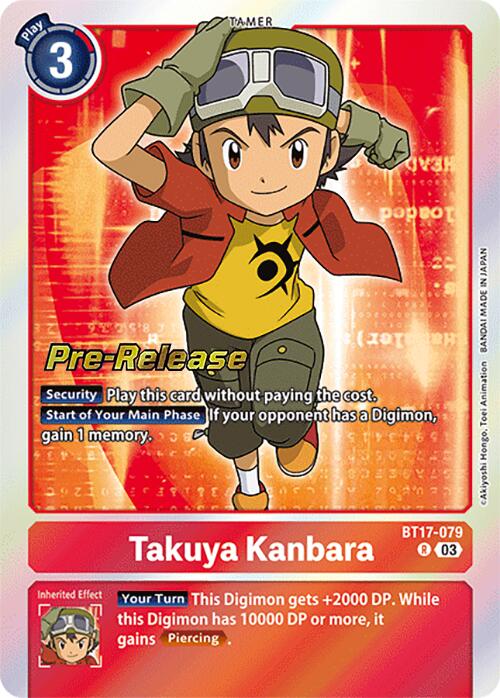 Takuya Kanbara [BT17-079] [Secret Crisis Pre-Release Cards] | Enigma On Main