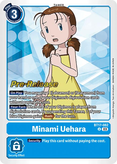 Minami Uehara [BT17-082] [Secret Crisis Pre-Release Cards] | Enigma On Main