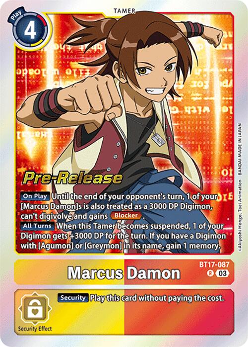 Marcus Damon [BT17-087] [Secret Crisis Pre-Release Cards] | Enigma On Main