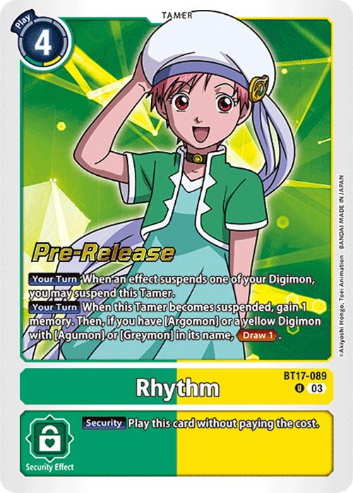 Rhythm [BT17-089] [Secret Crisis Pre-Release Cards] | Enigma On Main