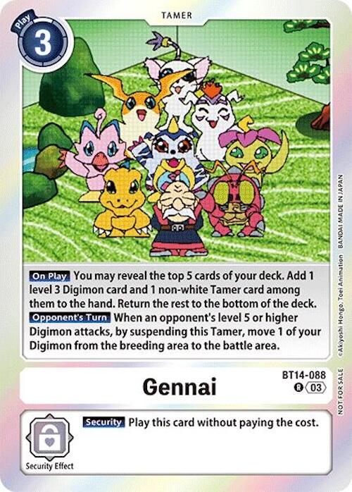 Gennai [BT14-088] (Secret Crisis: Movie Memorial Pack) [Secret Crisis] | Enigma On Main