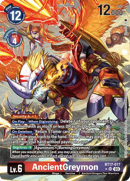 AncientGreymon [BT17-017] (Alternate Art) [Secret Crisis] | Enigma On Main