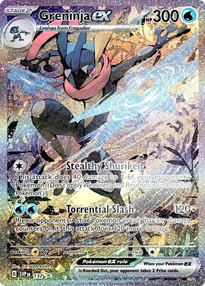 Greninja ex (132) [Scarlet & Violet: Black Star Promos] | Enigma On Main