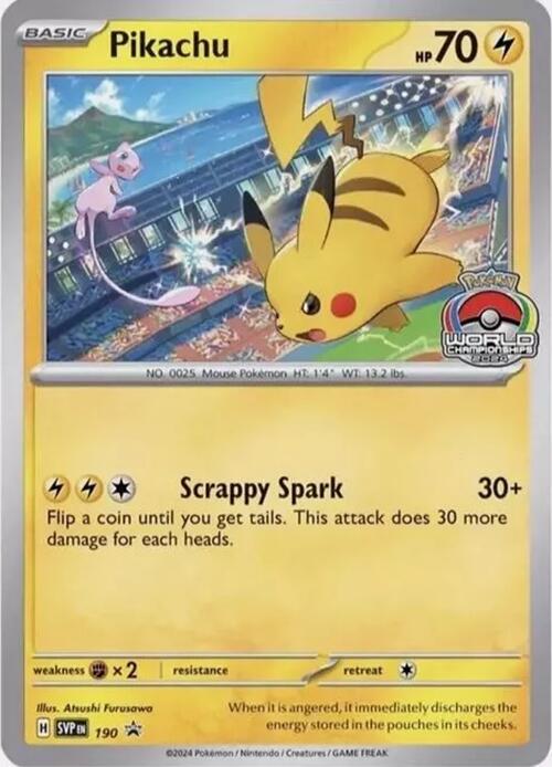 Pikachu (190) [Scarlet & Violet: Black Star Promos] | Enigma On Main