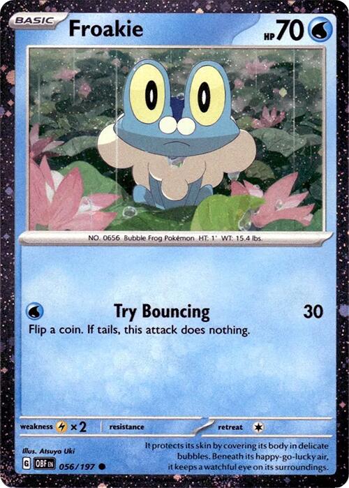 Froakie (056/197) (Cosmos Holo) [Scarlet & Violet: Obsidian Flames] | Enigma On Main