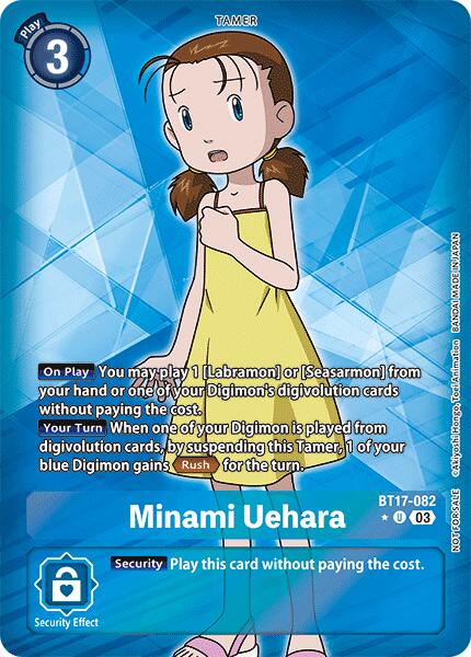 Minami Uehara [BT17-082] (Box Promotion Pack: Secret Crisis) [Secret Crisis] | Enigma On Main