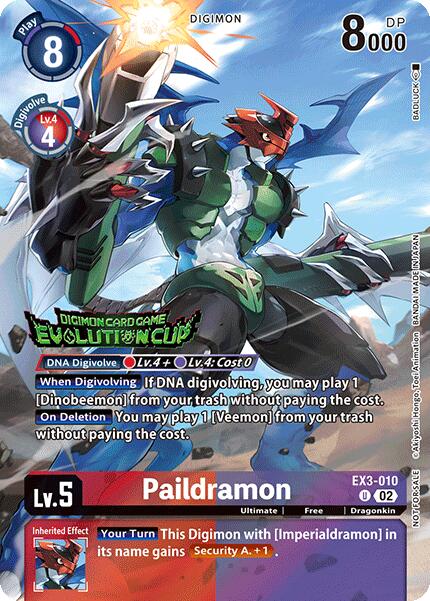 Paildramon [EX3-010] (2024 Evolution Cup) [Draconic Roar] | Enigma On Main