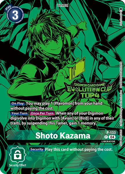 Shoto Kazama [P-133] (2024 Evolution Cup Top 4) [Promotional Cards] | Enigma On Main