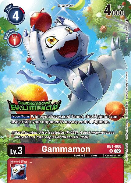 Gammamon [RB1-006] (2024 Evolution Cup) [Resurgence Booster] | Enigma On Main