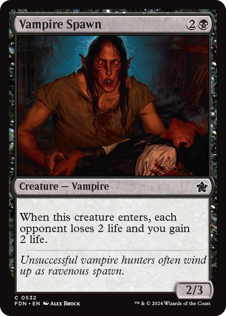 Vampires Deck Theme Card [Foundations Tokens] | Enigma On Main