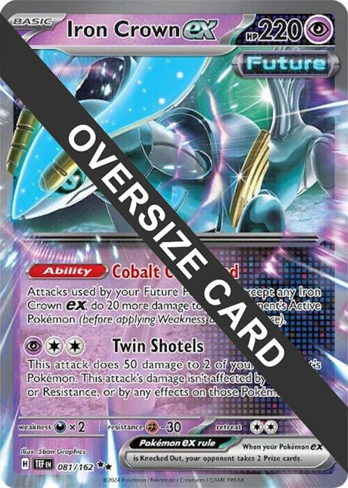 Iron Crown ex (081) (Jumbo Card) [Scarlet & Violet: Black Star Promos] | Enigma On Main