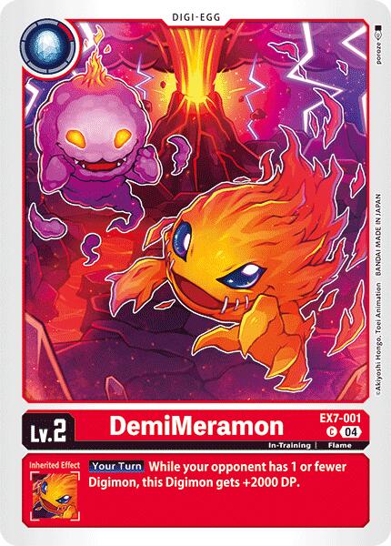 DemiMeramon [EX7-001] [Digimon LIBERATOR] | Enigma On Main