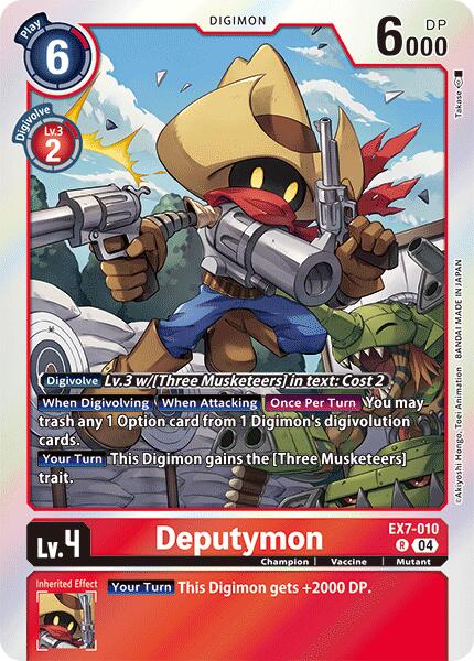 Deputymon [EX7-010] [Digimon LIBERATOR] | Enigma On Main