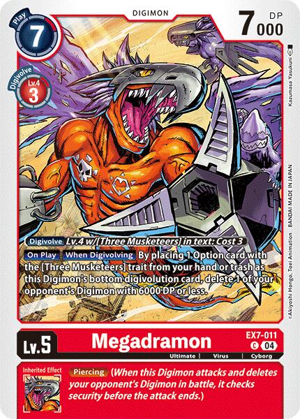 Megadramon [EX7-011] [Digimon LIBERATOR] | Enigma On Main