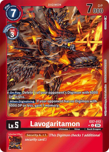 Lavogaritamon [EX7-012] (Foil) [Digimon LIBERATOR] | Enigma On Main