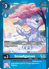 SnowAgumon [EX7-017] (Foil) [Digimon LIBERATOR] | Enigma On Main