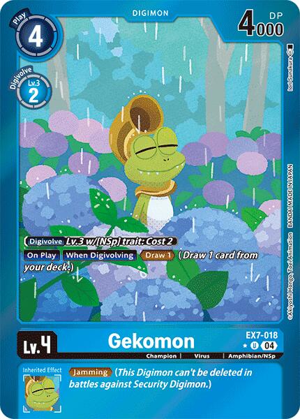 Gekomon [EX7-018] (Foil) [Digimon LIBERATOR] | Enigma On Main