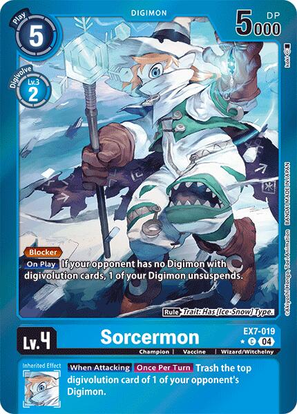 Sorcermon [EX7-019] (Foil) [Digimon LIBERATOR] | Enigma On Main