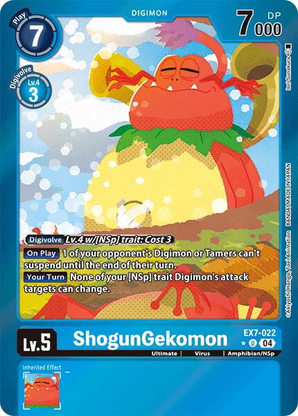 ShogunGekomon [EX7-022] (Foil) [Digimon LIBERATOR] | Enigma On Main