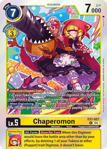 Chaperomon [EX7-027] [Digimon LIBERATOR] | Enigma On Main