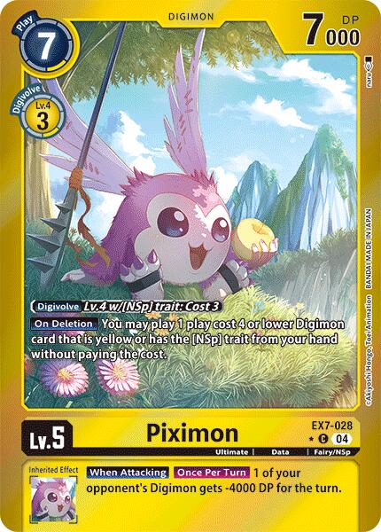 Piximon [EX7-028] (Foil) [Digimon LIBERATOR] | Enigma On Main