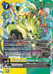 SaberLeomon ACE [EX7-029] [Digimon LIBERATOR] | Enigma On Main