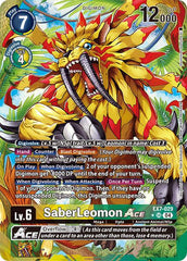 SaberLeomon ACE [EX7-029] (Alternate Art) [Digimon LIBERATOR] | Enigma On Main