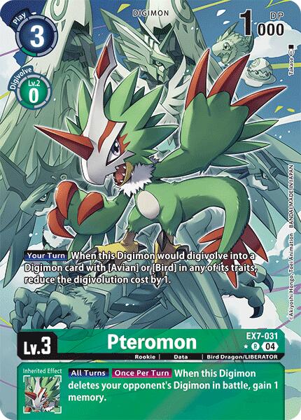 Pteromon [EX7-031] (Alternate Art) [Digimon LIBERATOR] | Enigma On Main