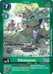 Triceramon [EX7-035] (Foil) [Digimon LIBERATOR] | Enigma On Main