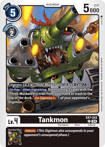 Tankmon [EX7-043] [Digimon LIBERATOR] | Enigma On Main