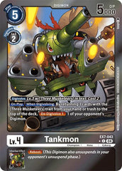 Tankmon [EX7-043] (Foil) [Digimon LIBERATOR] | Enigma On Main