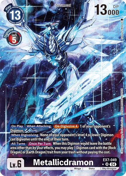 Metallicdramon [EX7-049] (Alternate Art) [Digimon LIBERATOR] | Enigma On Main