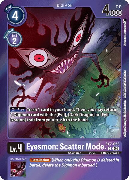 Eyesmon: Scatter Mode [EX7-053] (Foil) [Digimon LIBERATOR] | Enigma On Main