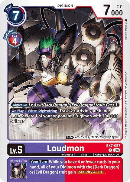 Loudmon [EX7-057] [Digimon LIBERATOR] | Enigma On Main