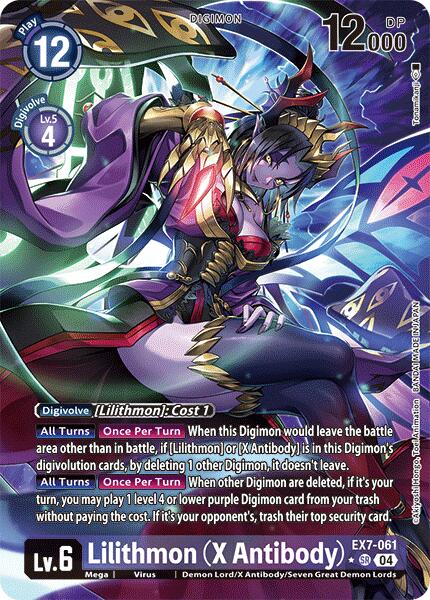 Lilithmon [EX7-061] (X Antibody) (Alternate Art) [Digimon LIBERATOR] | Enigma On Main