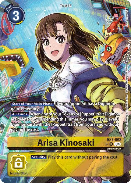 Arisa Kinosaki [EX7-063] (Alternate Art) [Digimon LIBERATOR] | Enigma On Main