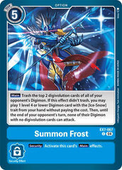 Summon Frost [EX7-067] [Digimon LIBERATOR] | Enigma On Main