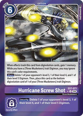 Hurricane Screw Shot [EX7-071] (Foil) [Digimon LIBERATOR] | Enigma On Main