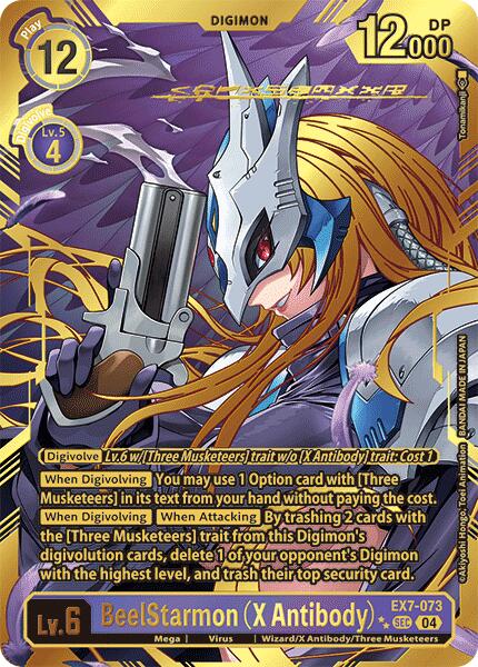 BeelStarmon [EX7-073] (X Antibody) (Textured) [Digimon LIBERATOR] | Enigma On Main