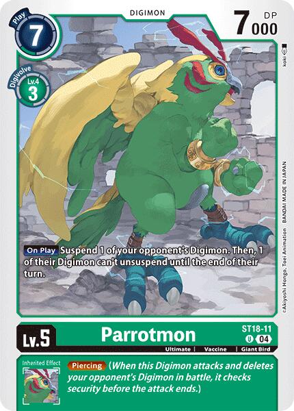 Parrotmon [ST18-11] [Starter Deck: Guardian Vortex] | Enigma On Main