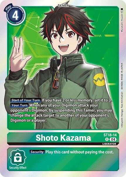 Shoto Kazama [ST18-14] [Starter Deck: Guardian Vortex] | Enigma On Main