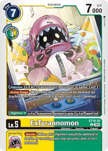 ExTyrannomon [ST19-10] [Starter Deck: Fable Waltz] | Enigma On Main